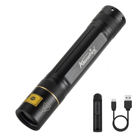 Alonefire SV003 10W 365nm UV Flashlight Portable USB Rechargeable